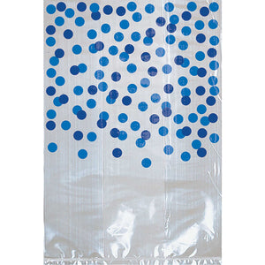 Party Cello Bags & Royal Blue Dots Pack of 25