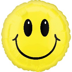 45cm Standard HX Smile Face Balloon