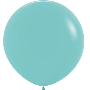Sempertex 90cm Fashion Aquamarine Green Latex Balloons 037, 2PK Pack of 2
