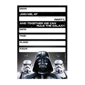 Star Wars Classic Invitations Pack of 8