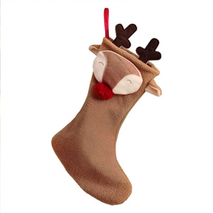 Merry Little Christmas Reindeer Stocking