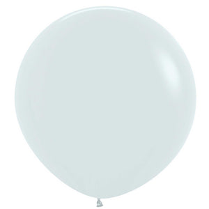Sempertex 60cm Fashion White Latex Balloons 005 3PK Pack of 3