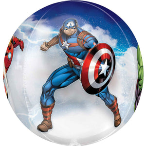 Orbz XL Avengers Clear Balloon
