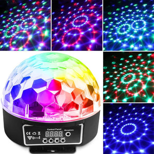 LED Rainbow Light Star Ball with Remote Control