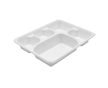 Eco 5 Compartment Deep Meal Tray and Lid Combo Pack of 25