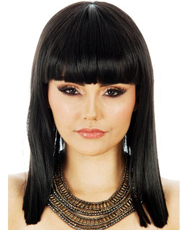 Egyptian Cleopatra Black Wig