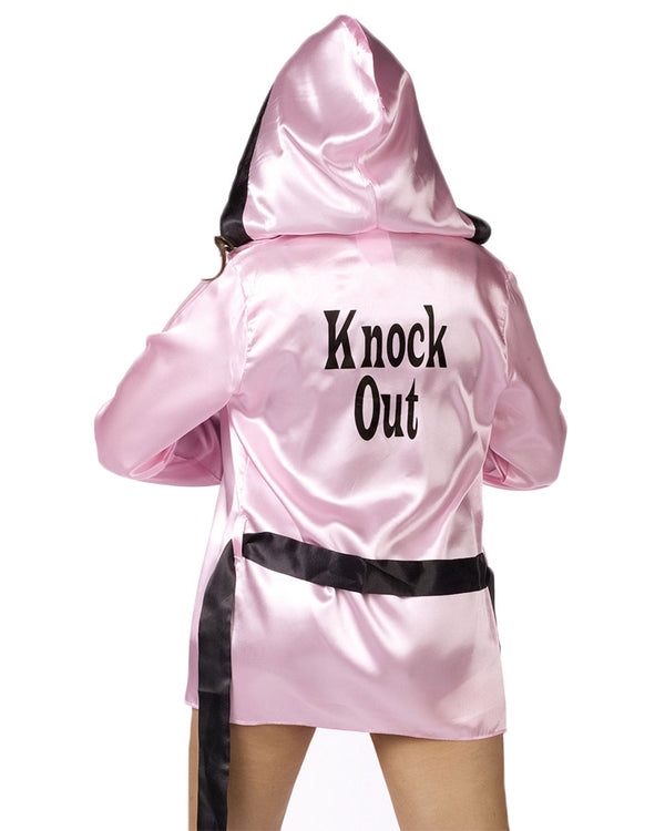 Knock Out Robe and Gloves Womens Costume