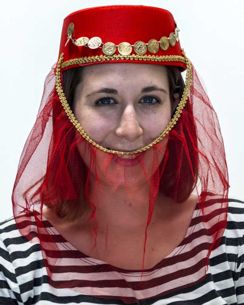 Red Harem Hat