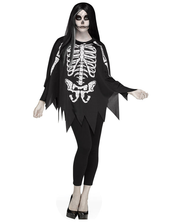 Skeleton Womens Poncho