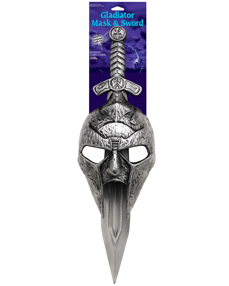 Gladiator Mask and Sword Set