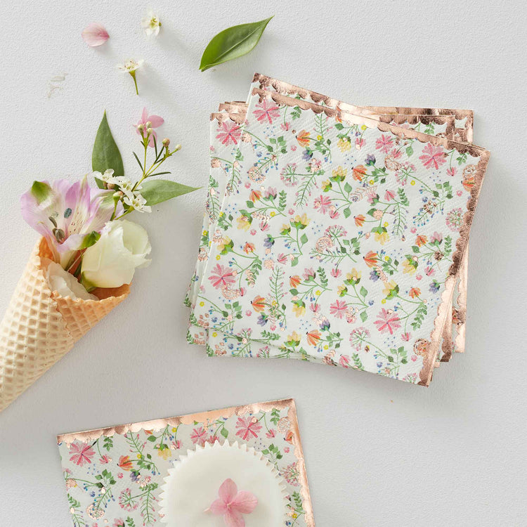 Ditsy Floral Napkins Pack of 16