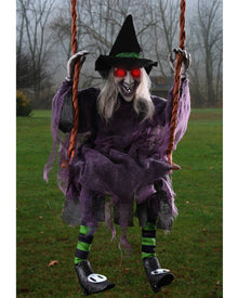 Light Up Swinging Dead Witch 91cm