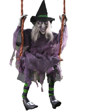Light Up Swinging Dead Witch 91cm