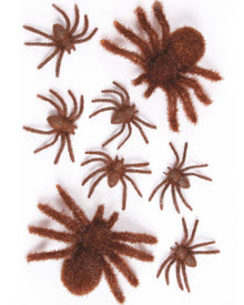 Fuzzy Brown Spider Family For Halloween
