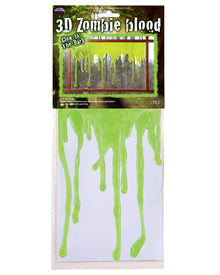 Green Zombie Bloody Drips For Halloween