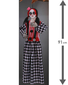 Hanging Clown Doll 91cm For Halloween