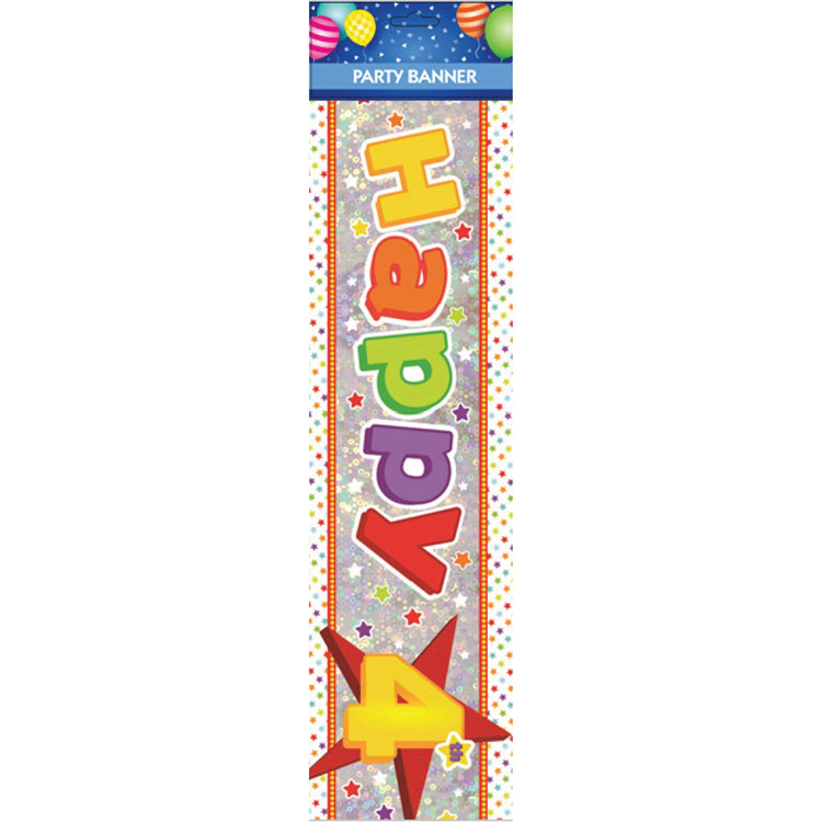 BNR Happy 4th Birthday Banner