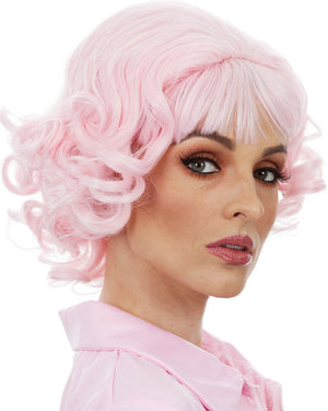 50s Pink Beauty School Dropout Womens Wig