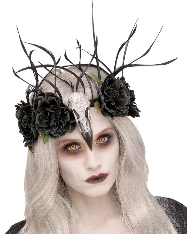 Zombie Raven Mistress Headpiece