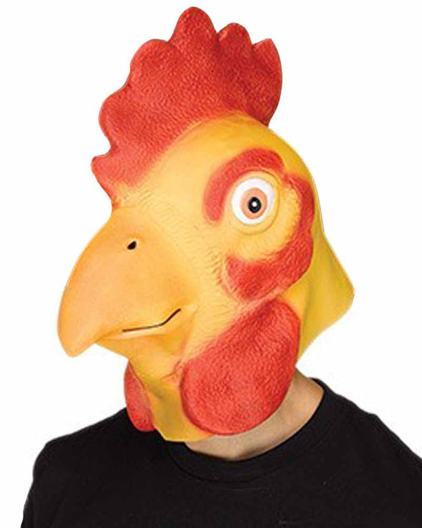 Rooster Overhead Latex Mask