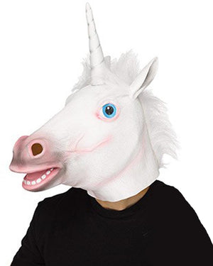 Unicorn Overhead Latex Mask