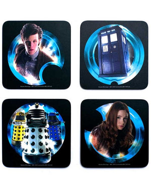 Doctor Who Character Coaster Set Pack of 4