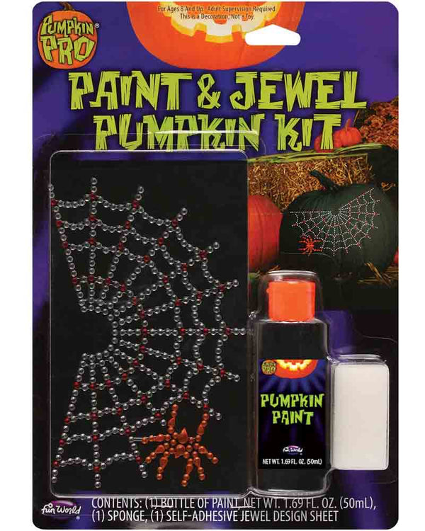Web Paint and Jewel Pumpkin Kit