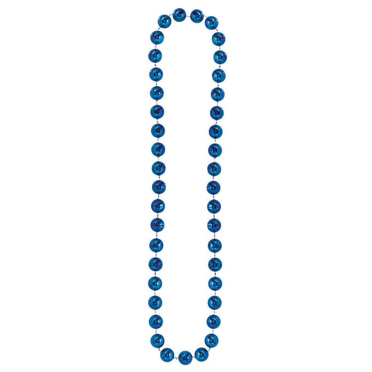Team Spirit Jumbo Ball Bead Necklace Blue