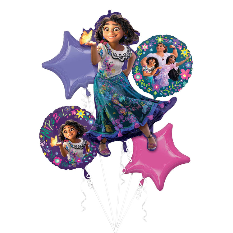 Disney Encanto Helium Balloon Bouquet Pack of 5