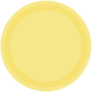 Sunshine Yellow 17cm Paper Plates Pack of 20