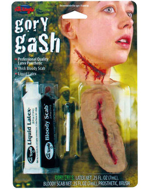 Gory Gash Victim FX Makeup Kit