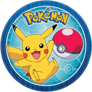 Pokemon Core 17cm Round Plate Pack of 8