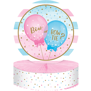 Gender Reveal Balloons Centrepiece Honeycomb 30cm x 23cm