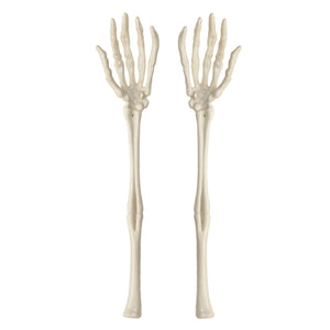 Boneyard Skeleton Hands Serving Utensils Pack of 2