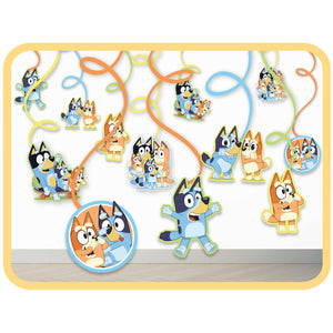 Bluey Hanging Swirl Decorations Value Pack Pack of 12