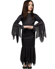 Miss Morticia Girls Halloween Costume