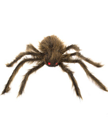 Hairy Spider Brown 51cm For Halloween