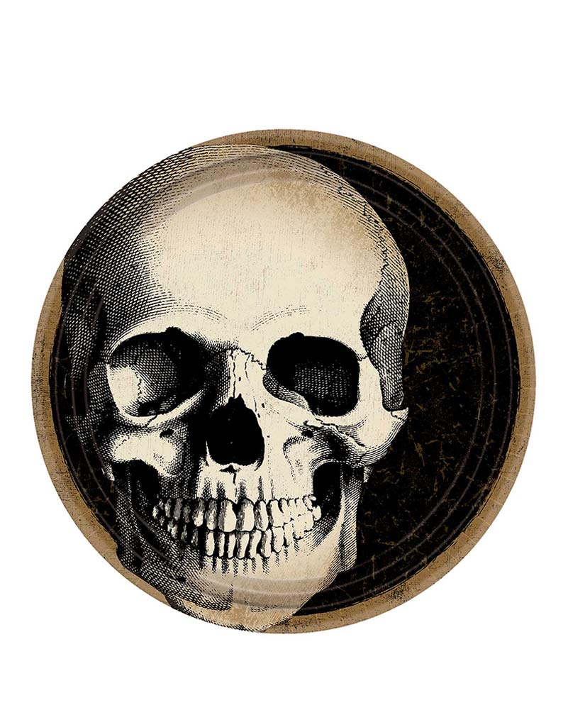 Boneyard Paper Plates 23cm Pack of 8