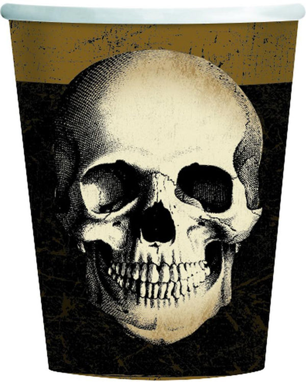 Boneyard Paper Cups 266ml Pack of 8