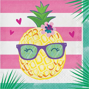Pineapple N Friends Lunch Napkins Pack of 16