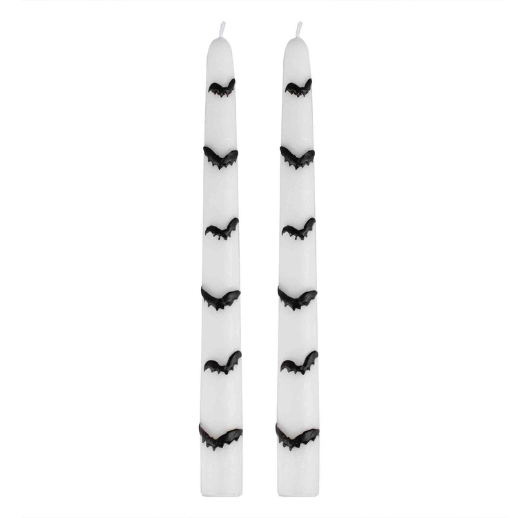 Deadly Soiree Bat Dinner Candles Pack of 2