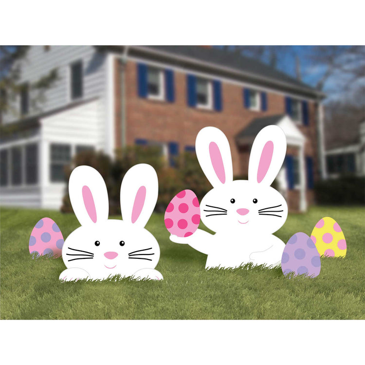 Bunny Yard Signs Pack of 5