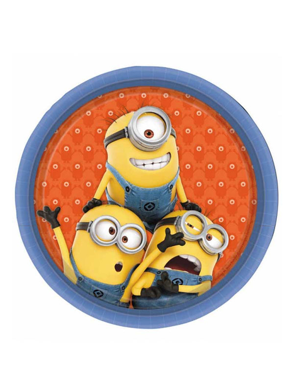 Minions 23cm Paper Plates Pack of 8