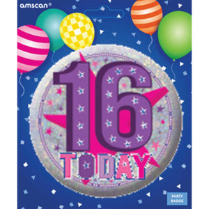 Badge Happy 16th Birthday