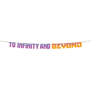 Buzz Lightyear To Infinity And Beyond Letter Banner