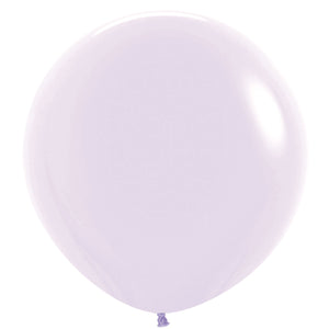 Sempertex 90cm Pastel Matte Lilac Latex Balloons 650, 2PK Pack of 2