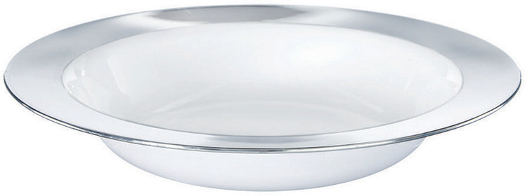 Premium Clear Bowls with Silver Border 354ml Pack of 10