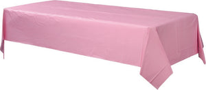 New Pink Plastic Tablecover