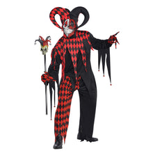 Krazed Jester Mens Halloween Costume Standard