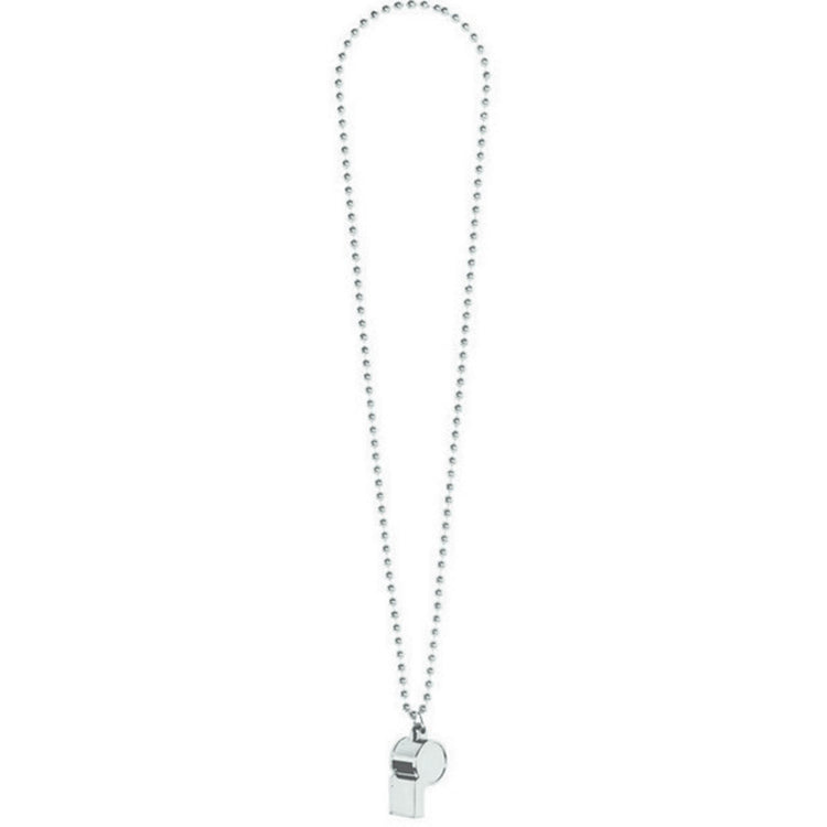 Team Spirit Silver Whistle on Chain Necklace